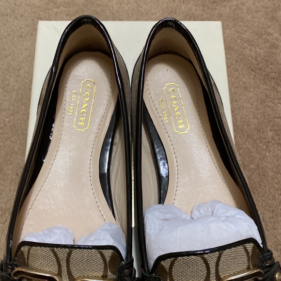 Coach Classic Canvas Logo Perri Loafers - Picture 3 of 10